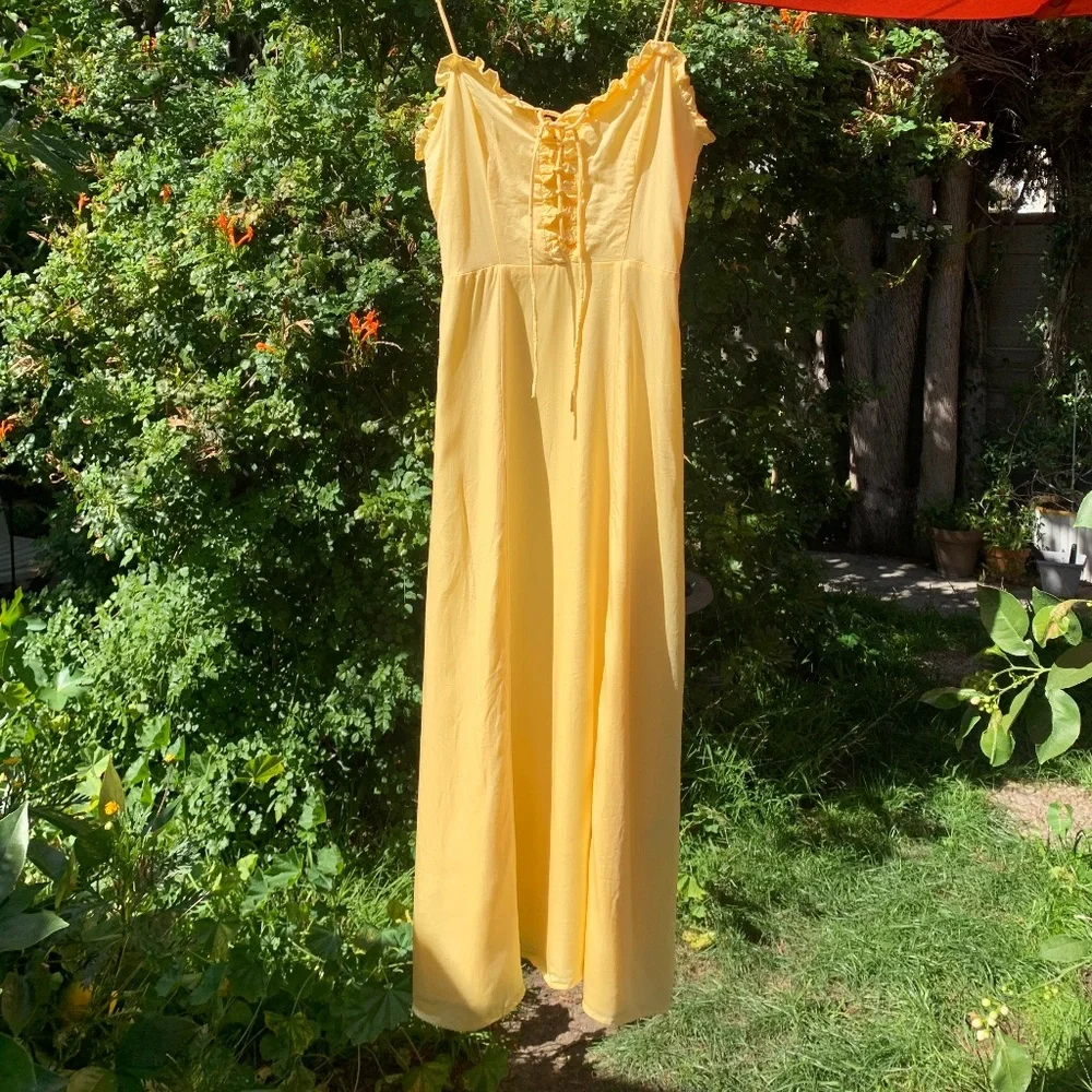 & Other Stories Pastel Yellow Dress - Picture 11 of 11